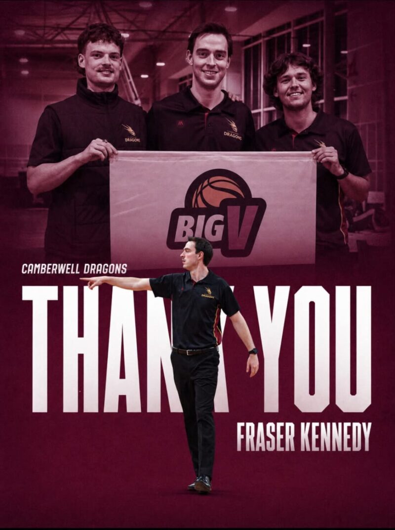 Championship-Winning Coach Fraser Kennedy Departs Camberwell Dragons